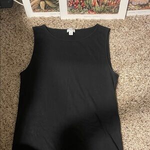 J. Crew Classic Black Tank Top